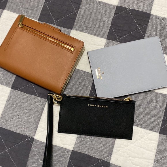 3 good wallets 2 Tory Burch and one Kate spade well kept - Picture 3 of 6